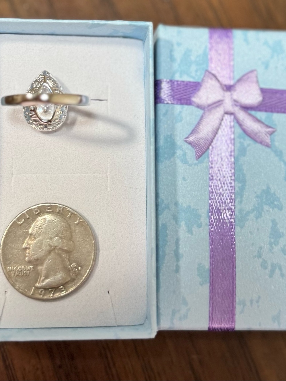 Pear shaped ring - Picture 2 of 3